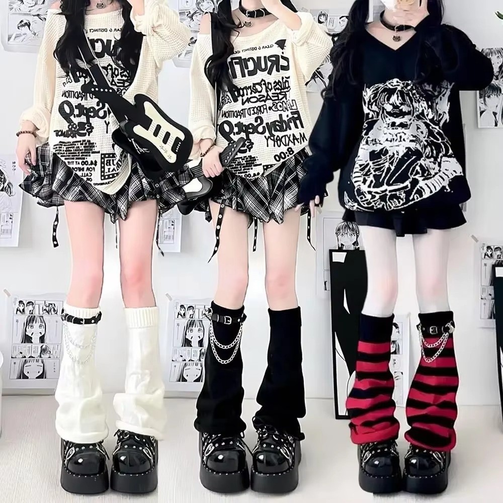 Japanischer Harajuku-Stil Gest – Boot Sock Slouchy Bewertung und Preis