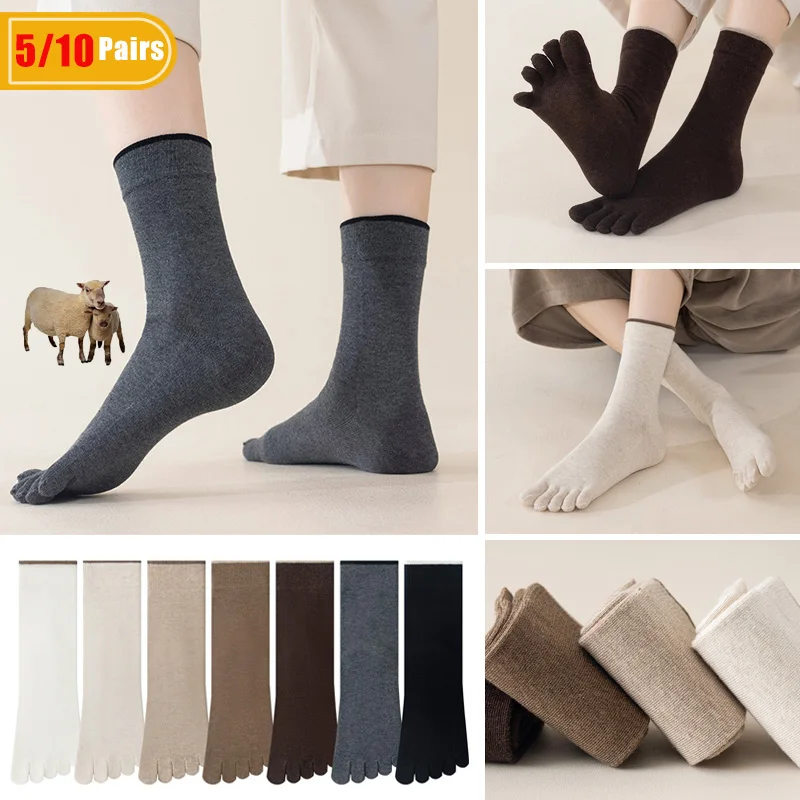 5/10 Paar Herren-Woll-Zehensoc – Thermal Sock Winter Bewertung und Preis
